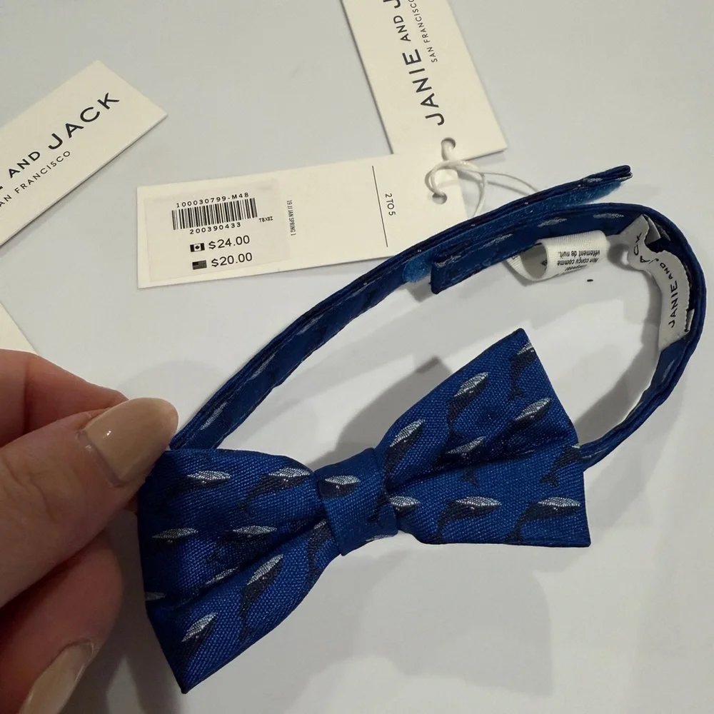 Janie and Jack Kids Bow Tie Set -size 2T-5T NWT